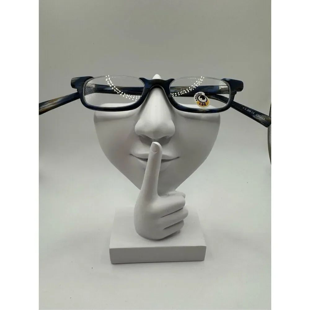 eyebobs What Inheritance? Reading glasses strength 1.00 blue brown pattern new w